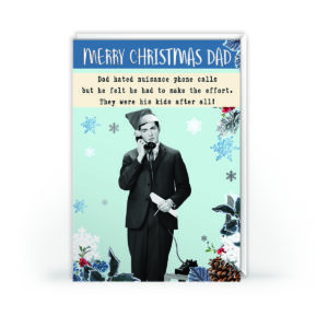 Funny Christmas Card for Dad – Dad Hated Nuisance Phone Calls