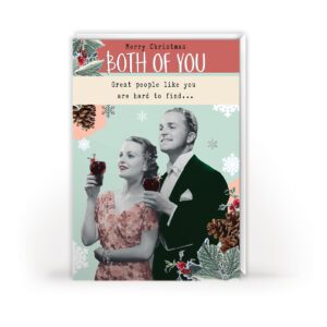 Funny Christmas Card for Both of You – Sober at Christmas