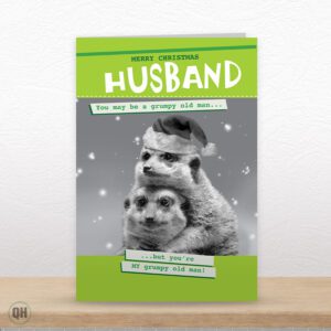 My Grumpy Old Man! - Christmas Card For Husband