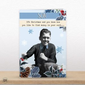 Money in Your Card - Christmas Card For Son