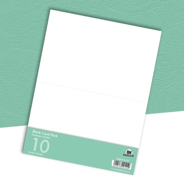 10 Pack of Blank Cards and Envelopes Quality 300GSM Card Stock with Envelope Card Size 210mm x 137mm Envelope Size 215 mm x 143mm
