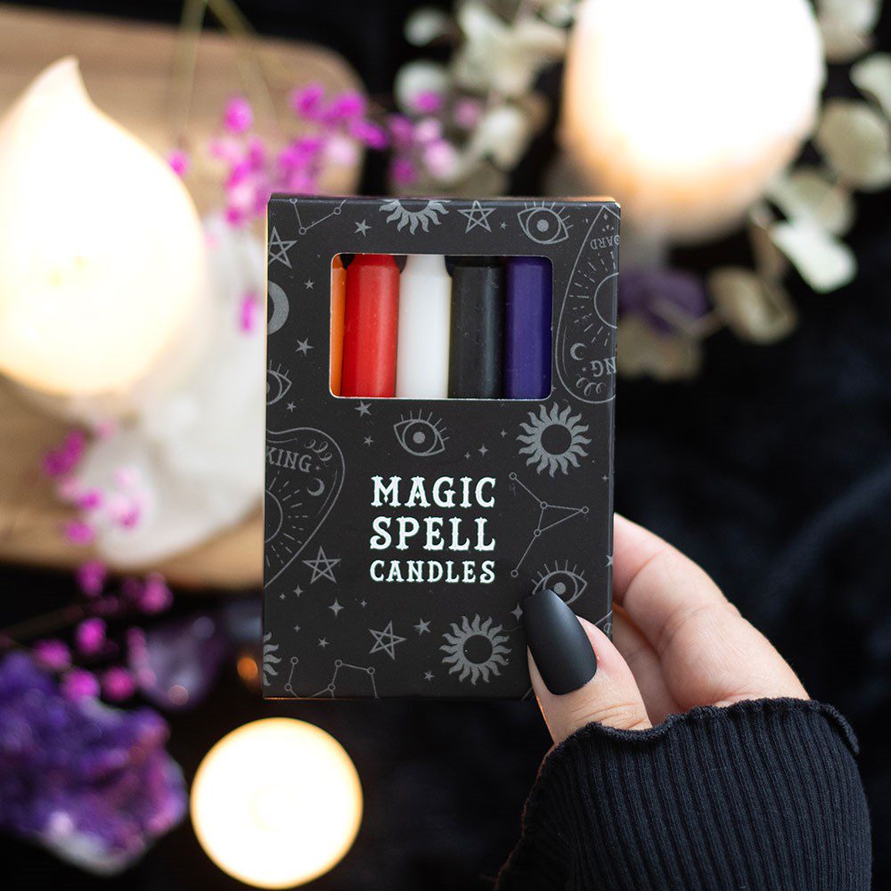 Pack of 12 Mixed Spell Candles – Colour Magic & Ritual Candles - Image 2