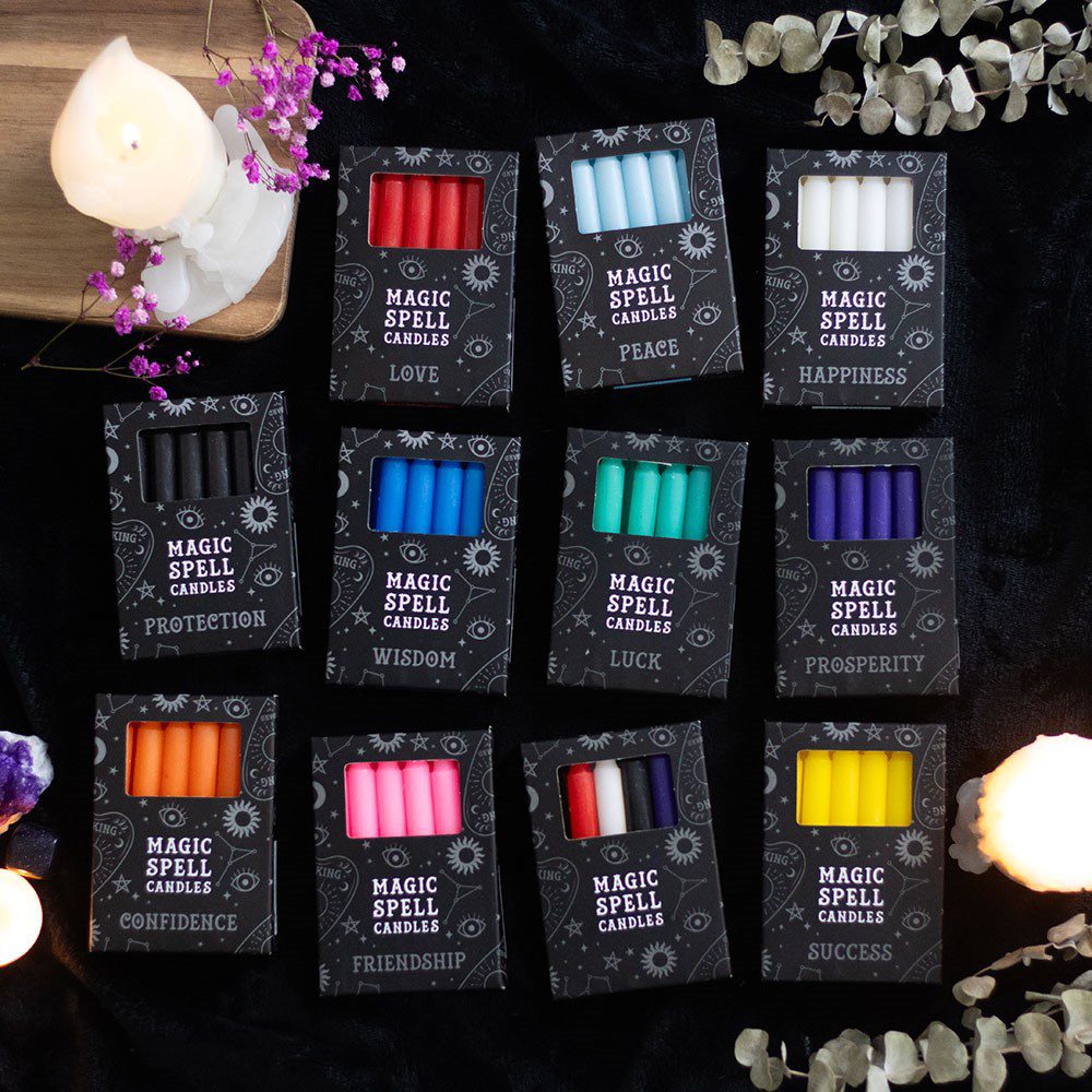 Pack of 12 Mixed Spell Candles – Colour Magic & Ritual Candles - Image 5