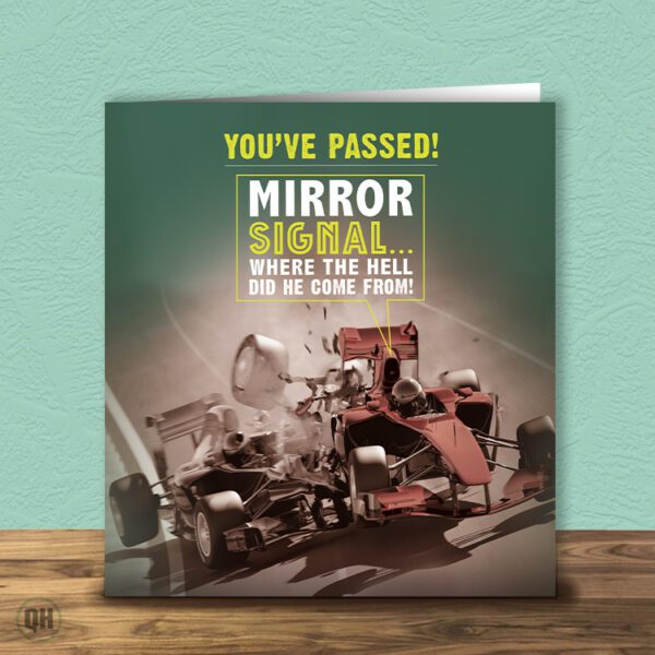 Mirror Signal Driving Test Card