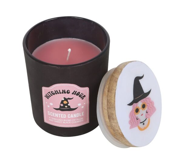 Witching Hour Plum and Black Cherry Candle - Image 3