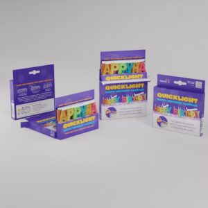 Quicklight Happy Birthday Candles