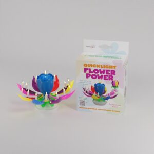 Quicklight Flower Power Musical Birthday Candle