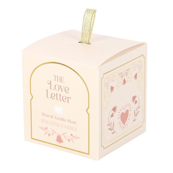 The Love Letter Rose & Vanilla Musk Candle - Image 4