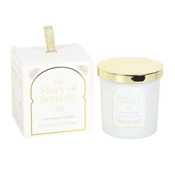 The Story of Serenity Coconut & Vanilla Candle - Image 2