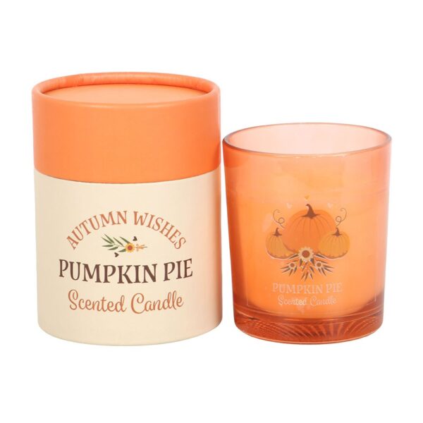 Autumn Wishes Pumpkin Pie Candle - Image 2