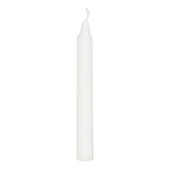Pack of 12 White 'Happiness' Spell Candles - Image 4