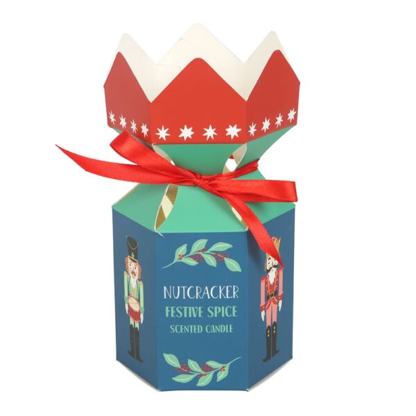 Nutcracker Print Festive Spice Tube Candle - Image 4