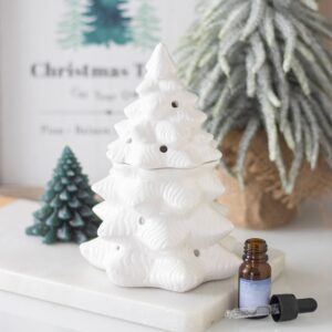 White Fir Tree Oil Burner and Wax Warmer