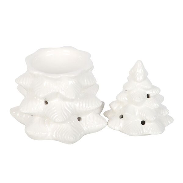 White Fir Tree Oil Burner and Wax Warmer - Image 3