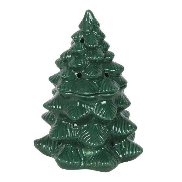 Green Fir Tree Oil Burner and Wax Warmer - Image 2