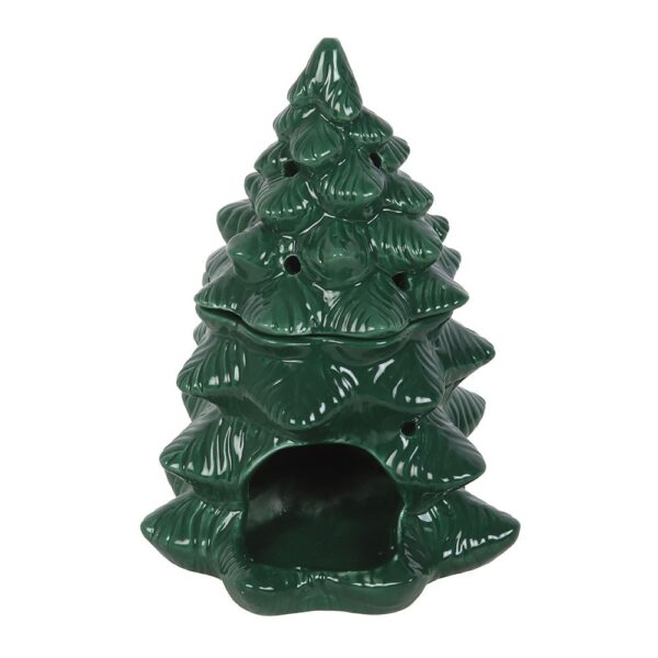 Green Fir Tree Oil Burner and Wax Warmer - Image 5