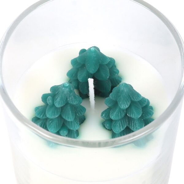 Winter Wonderland Candle with Tree Scene - Image 4