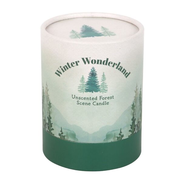 Winter Wonderland Candle with Tree Scene - Image 5