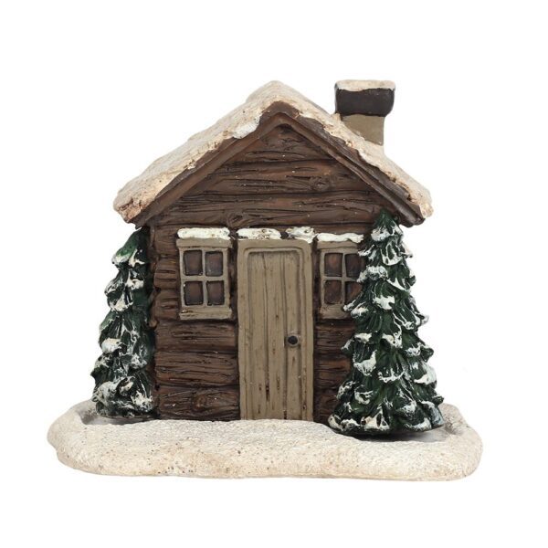 Log Cabin Incense Cone Burner - Image 2