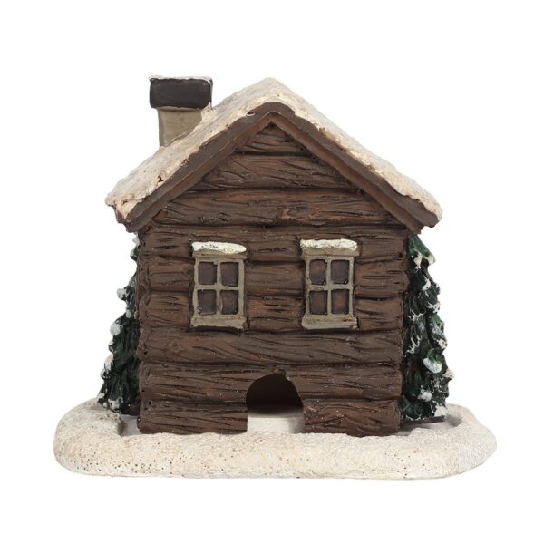 Log Cabin Incense Cone Burner - Image 3