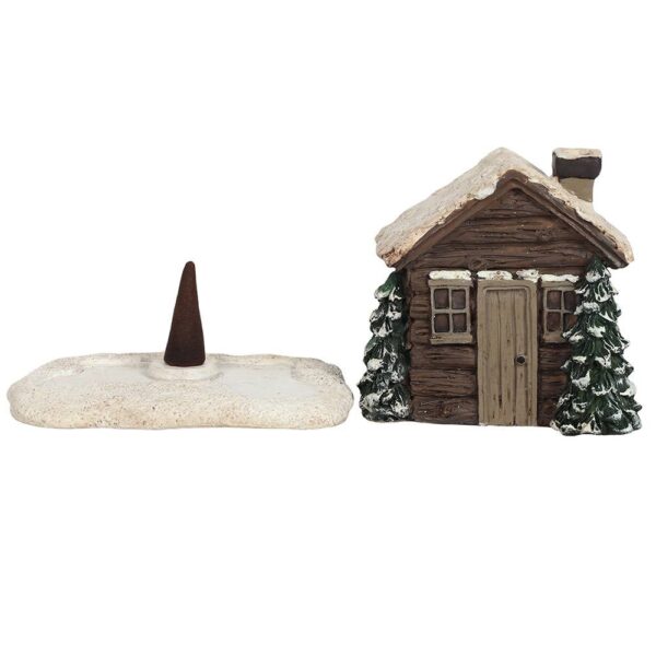 Log Cabin Incense Cone Burner - Image 4