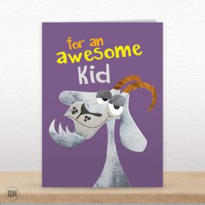 For An Awesome Kid - Art Card By Paul Delaney