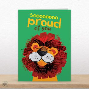 Soooooooo Proud Of You, Lion - Art Card By Paul Delaney