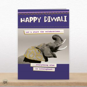 Everything Else Is Irrelephant! - Funny Diwali Card