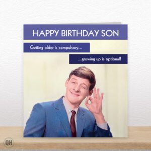 Growing Up Is Optional! - Funny Son Birthday Card