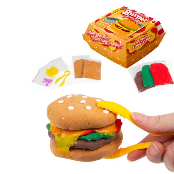 MAKE YOUR OWN BURGER SLIME AND PUTTY