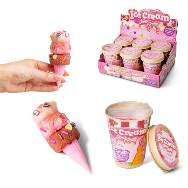 MAKE YOUR OWN ICE CREAM SLIME AND PUTTY