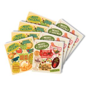 Cheese and Cheer Christmas Card 8 Pack