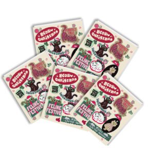 Cat Lovers Christmas Card Pack Of 5 Cards