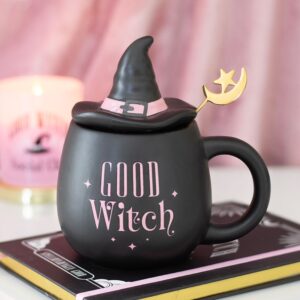 Good Witch Mug With Lid and Spoon