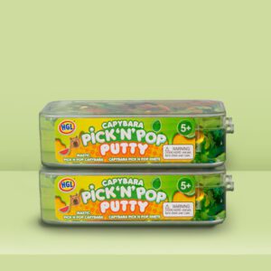 Pack of 2 Capybara Pick N Pop Putty