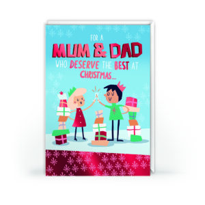 Funny Christmas Card for Mum and Dad – You've Got Me!