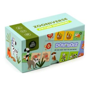 Zooniverse Kids Dominoes Set – Fun Animal Matching Game