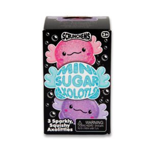Scrunchems Mini Sugar Axolotls – Squishy Fidget Sensory Toy