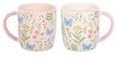 Luna Bloom Floral Mugs Set of 2 – Ceramic Coffee & Tea Cups - Image 2