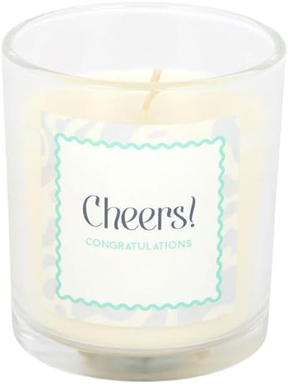 Cheers Congratulations Champagne Fizz Candle - Celebration Gift - Image 4