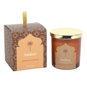 Arabian Nights Amber Scented Candle - 52 Hour Burn