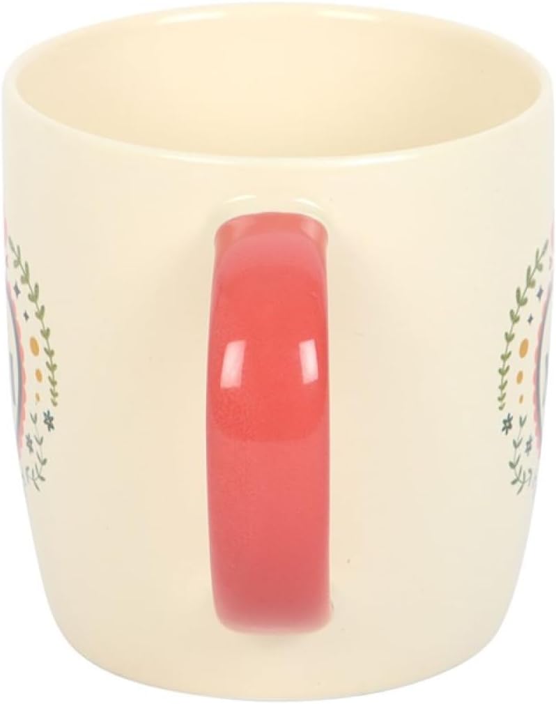Mum Folk Heart Mug - Image 3