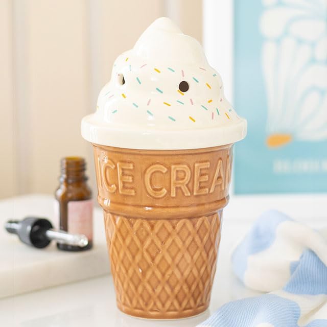 Ice Cream Cone Oil Burner and Wax Melt Warmer - Image 6