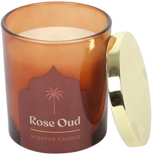 Arabian Nights Rose Oud Scented Candle - Image 2
