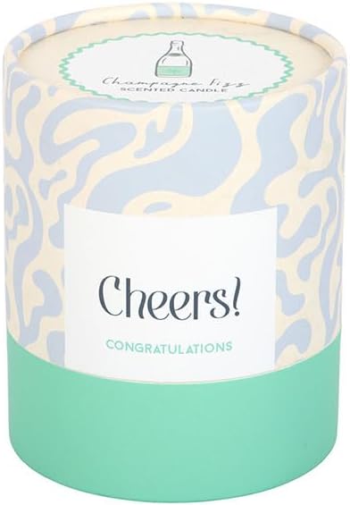 Cheers Congratulations Champagne Fizz Candle - Celebration Gift - Image 3
