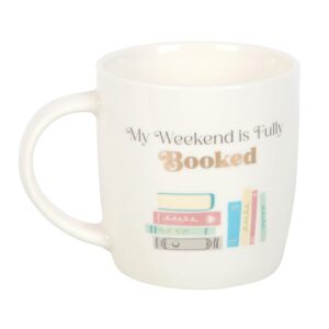 My Weekend is Fully Booked Mug – Funny Book Lovers Gift