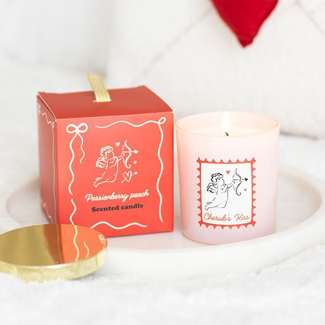 Cherub’s Kiss Passionberry Peach Candle - Image 4