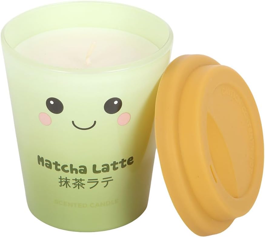 Matcha Latte Scented Candle – Kawaii Kafe - Image 4