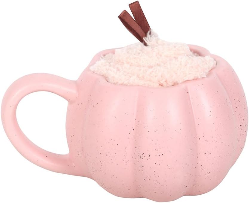 Pink Pumpkin Mug and Socks Set - Image 5