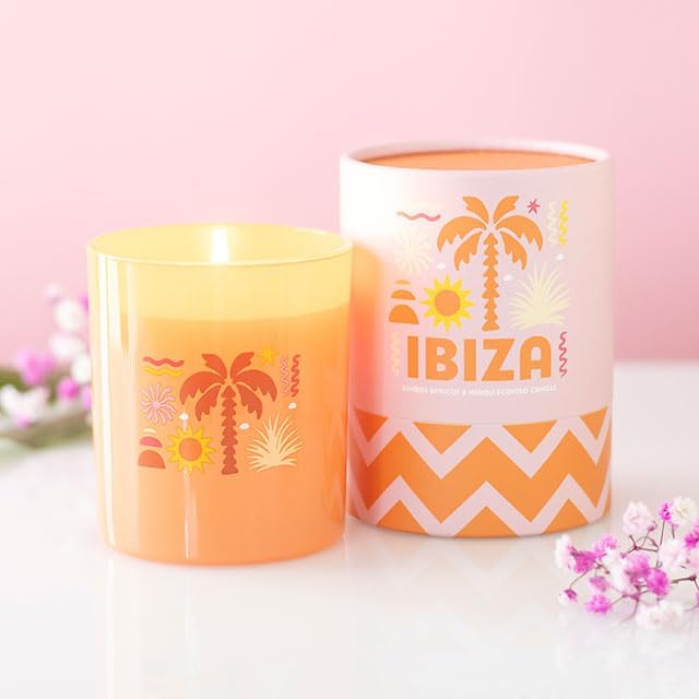 Ibiza Sunrise Apricot & Neroli Scented Candle - Image 2